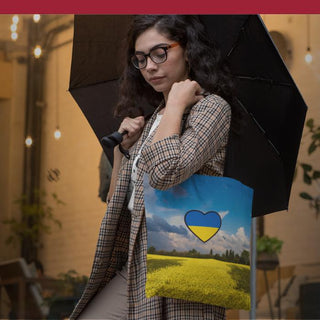 Auduma maisiņi par Ukrainas tematiku