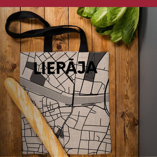 Maisiņi suvenīri ar pilsētu nosaukumiem