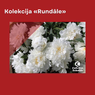 Lina Dvielis | Sniegbalts Peonijas Kolekcija «Rundle»