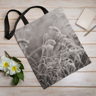 Lina vai kokvilnas auduma maisiņš «Zāle» | Kolekcija «Melnbalts»