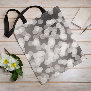 Lina vai kokvilnas auduma maisiņš «Gaismiņas» | Kolekcija «Melnbalts»