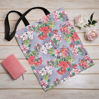 Lina vai kokvilnas auduma maisiņš «Krāšņais dārzs» | Kolekcija «Aquarello»