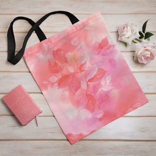 Lina vai kokvilnas auduma maisiņš «Lapas miglā» | Kolekcija «Aquarello»