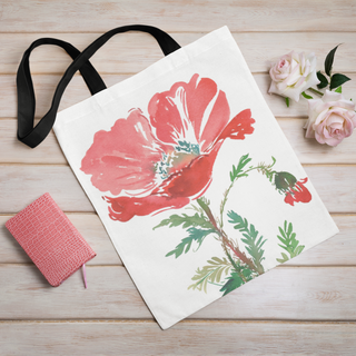 Lina vai kokvilnas auduma maisiņš «Lielā magone» | Kolekcija «Aquarello»