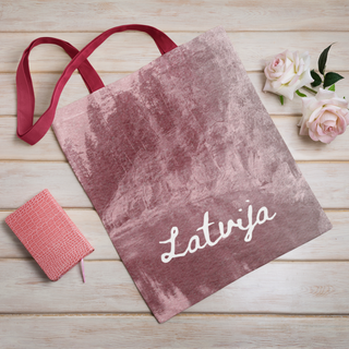 Lina vai kokvilnas auduma maisiņš «Gaujas senleja»