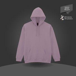 Klasiskais hūdijs - džemperis ar kapuci | Purpurpelēks
