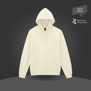 Klasiskais hūdijs - džemperis ar kapuci | Piena balts