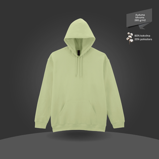 Klasiskais hūdijs - džemperis ar kapuci | Pistāciju zaļš