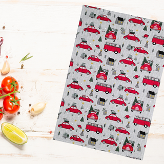 Lina dvielis | Ziemassvētku auto