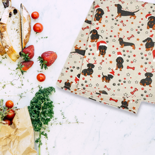 Lina dvielis | Ziemassvētku taksīši