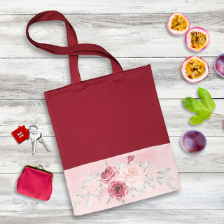 Kokvilnas maisiņš | Ar akcentu v.14. | Ziedu apskāviens