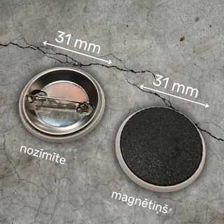 Nozīmīte vai magnēts | 31 mm | Festivāls Baltica