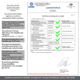 Latvijas karoga vimpelis | 15 x 75 x 255 cm | NordTEX6 audums