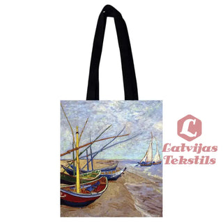 Lina Auduma Maisi «Fishing Boats On The Beach At Saintes-Maries» | Kolekcija «Vinsents Van Gogs»