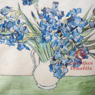 Lina Auduma Maisi «Irises In A Vase» | Kolekcija «Vinsents Van Gogs» Auduma