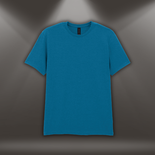 Pamata T-krekls | 150 g/m² | Safīra zils ar tumšu tekstūru