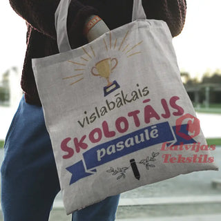 Lina Auduma Maisi «Vislabkais Skolotjs Pasaul» | Kolekcija «Mci.mli.iedvesmo.»